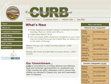 Tablet Screenshot of curb.kansas.gov